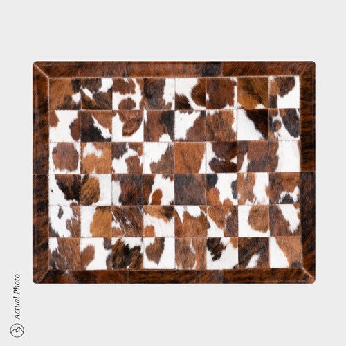 Cowhide Floor Mat Rug Size 3 x 2 Feet F-67