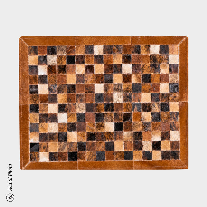 Cowhide Floor Mat Rug Size 3 x 2 Feet F-68