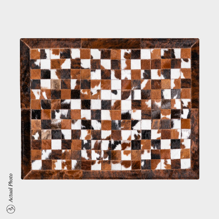 Cowhide Floor Mat Rug Size 3 x 2 Feet F-69