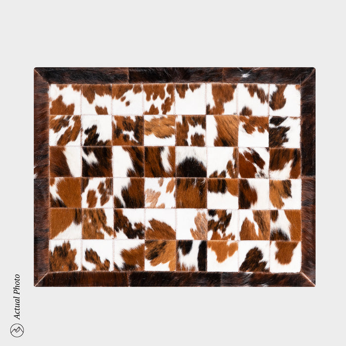 Cowhide Floor Mat Rug Size 3 x 2 Feet F-74