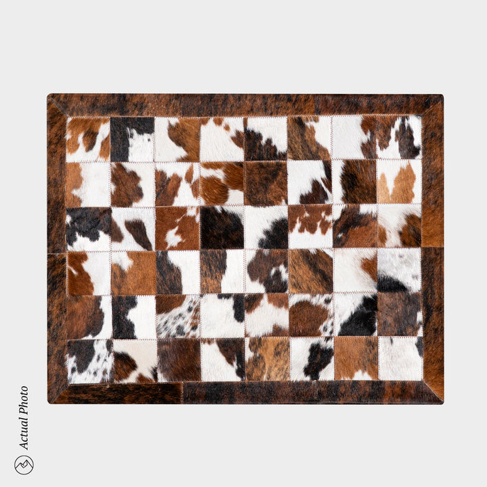 Cowhide Floor Mat Rug Size 3 x 2 Feet F-54
