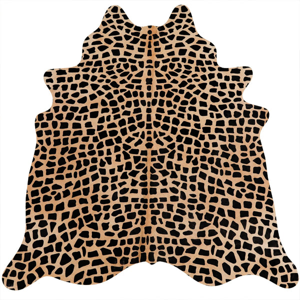 Giraffe Cowhide Rug