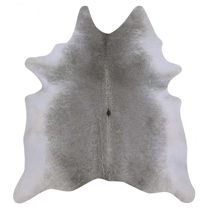 Grey Brazilian Cowhide Rug, Natural Suede Leather | eCowhides
