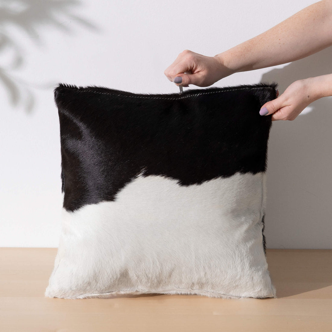 Quality - Black and white Pillow