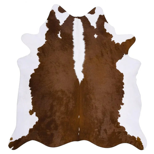 Hereford Brazilian Cowhide Rug, Natural Suede Leather | eCowhides