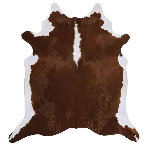 Hereford Brazilian Cowhide Rug, Natural Suede Leather | eCowhides