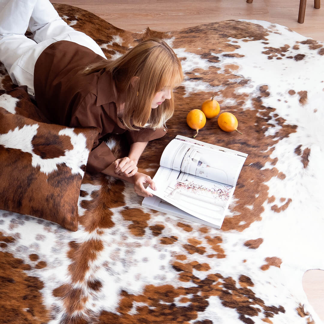 Allergy Free - Tricolor Cowhide Pillow