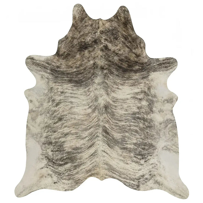 Light Brindle Brazilian Cowhide Rug , Natural Suede Leather | eCowhides