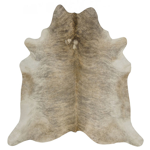 Light Brindle Brazilian Cowhide Rug: LARGE