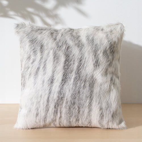 Light Brindle Cowhide Pillow , Anti-Slip Backing | eCowhides