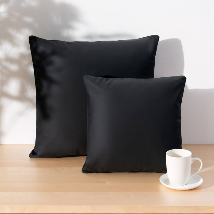 Onyx Leather Pillow