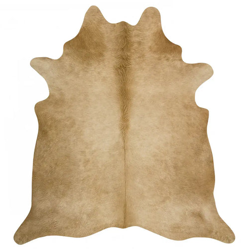 Palomino Brazilian Cowhide Rug, Natural Suede Leather | eCowhides