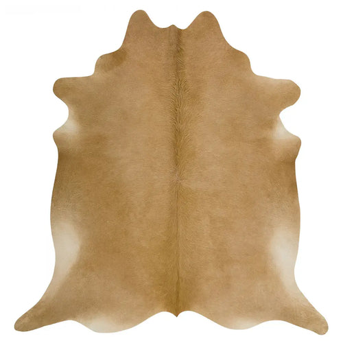 Palomino Brazilian Cowhide Rug, Natural Suede Leather | eCowhides