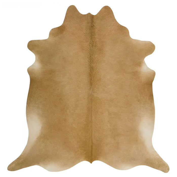 Palomino Brazilian Cowhide Rug, Natural Suede Leather | eCowhides
