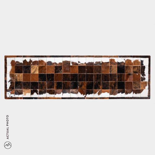 Runner Cowhide Rug Size 6 x 2 Feet R-101
