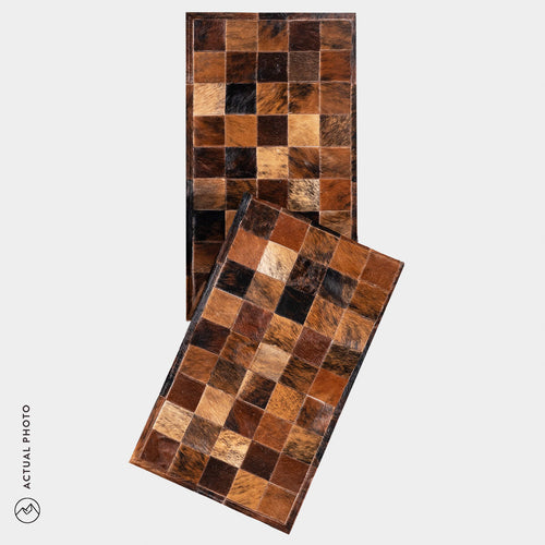 Runner Cowhide Rug Size 8 x 2 Feet R-102