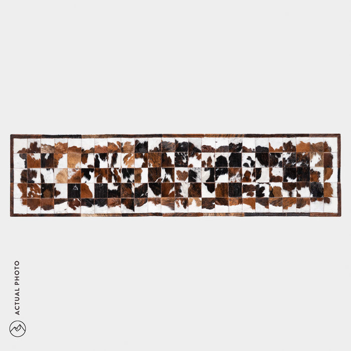 Runner Cowhide Rug Size 8 x 2 Feet R-103
