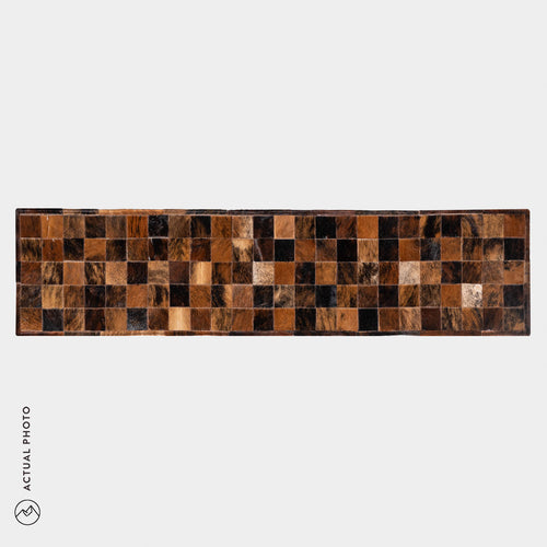 Runner Cowhide Rug Size 8 x 2 Feet R-105