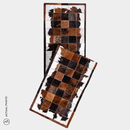Runner Cowhide Rug Size 8 x 2 Feet R-106