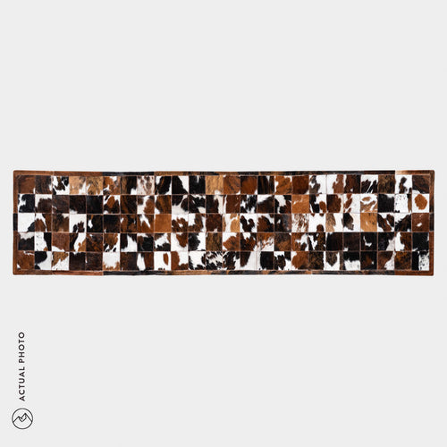 Runner Cowhide Rug Size 8 x 2 Feet R-107