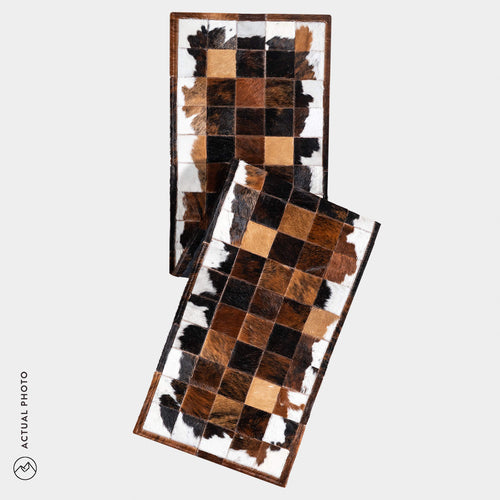 Runner Cowhide Rug Size 8 x 2 Feet R-109