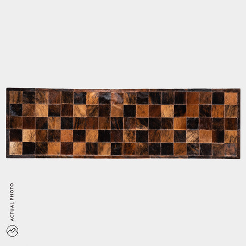 Runner Cowhide Rug Size 6 x 2 Feet R-117