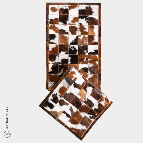 Runner Cowhide Rug Size 6 x 2 Feet R-123