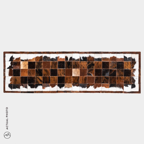 Runner Cowhide Rug Size 6 x 2 Feet R-124