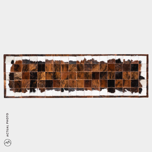 Runner Cowhide Rug Size 6 x 2 Feet R-127