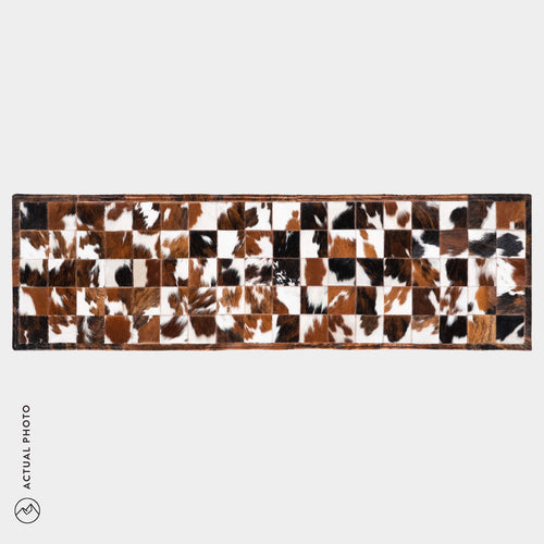 Runner Cowhide Rug Size 6 x 2 Feet R-129