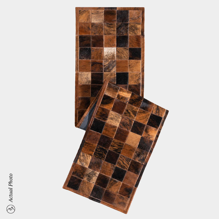 Runner Cowhide Rug Size 8 x 2 Feet R-130