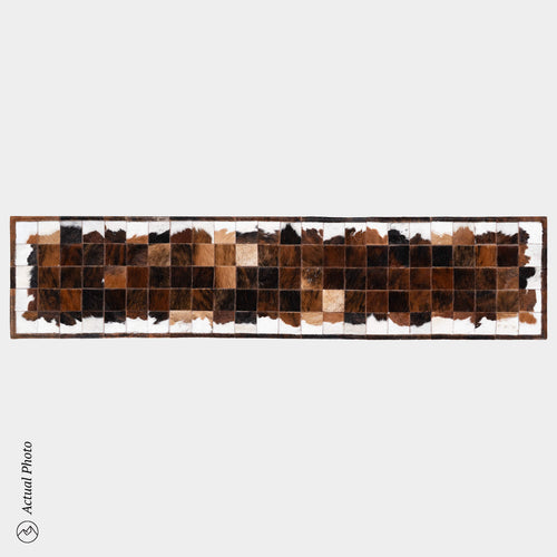Runner Cowhide Rug Size 8 x 2 Feet R-131