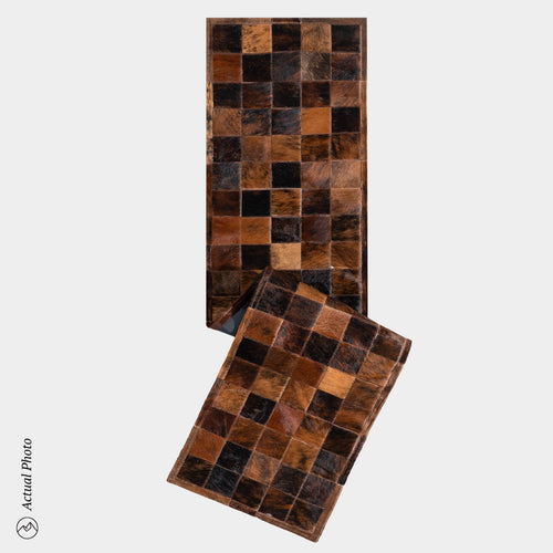 Runner Cowhide Rug Size 8 x 2 Feet R-132