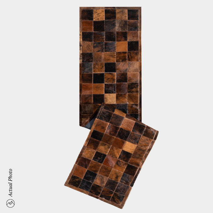 Runner Cowhide Rug Size 8 x 2 Feet R-132