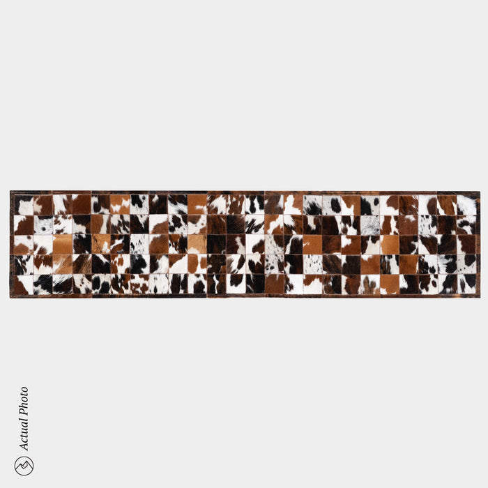 Runner Cowhide Rug Size 8 x 2 Feet R-133