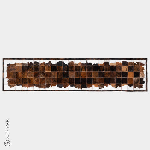 Runner Cowhide Rug Size 8 x 2 Feet R-135