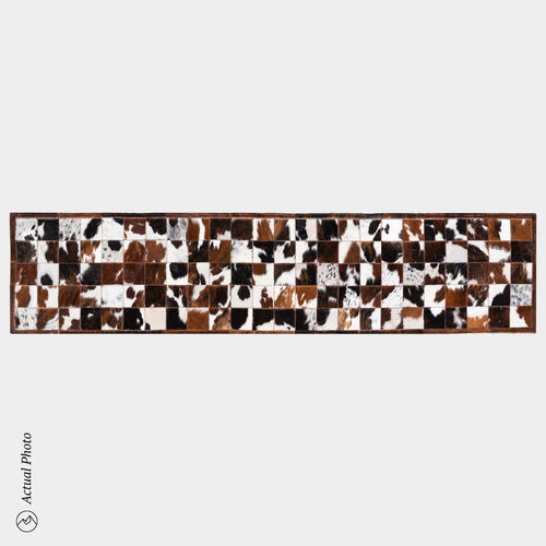 Runner Cowhide Rug Size 8 x 2 Feet R-139