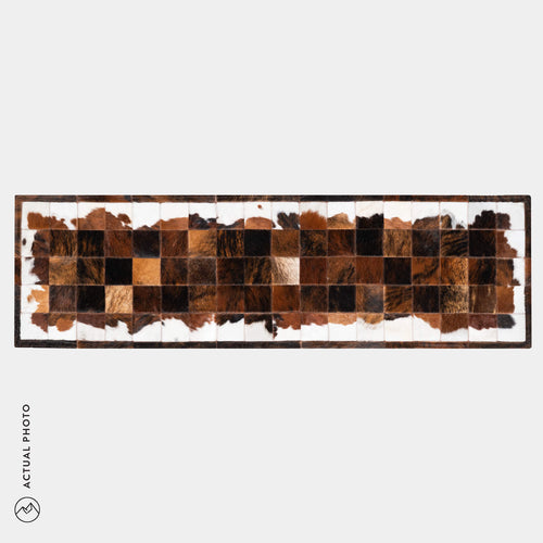 Runner Cowhide Rug Size 6 x 2 Feet R-154