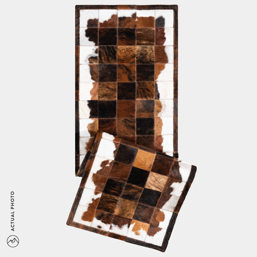 Runner Cowhide Rug Size 6 x 2 Feet R-154