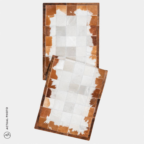 Runner Cowhide Rug Size 6 x 2 Feet R-156