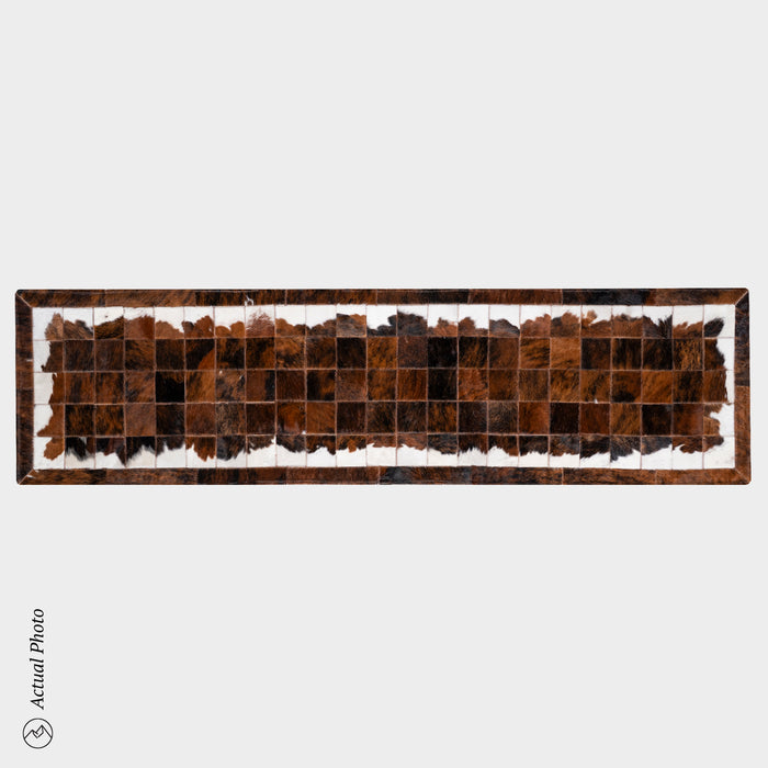 Runner Cowhide Rug Size 8 x 2 Feet R-50