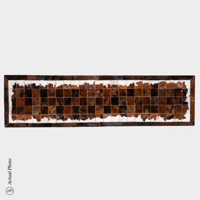 Runner Cowhide Rug Size 8 x 2 Feet R-51
