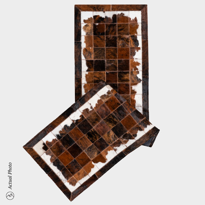 Runner Cowhide Rug Size 8 x 2 Feet R-51