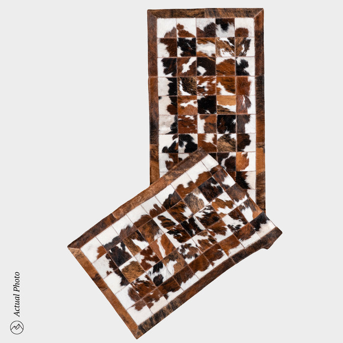 Runner Cowhide Rug Size 8 x 2 Feet R-53