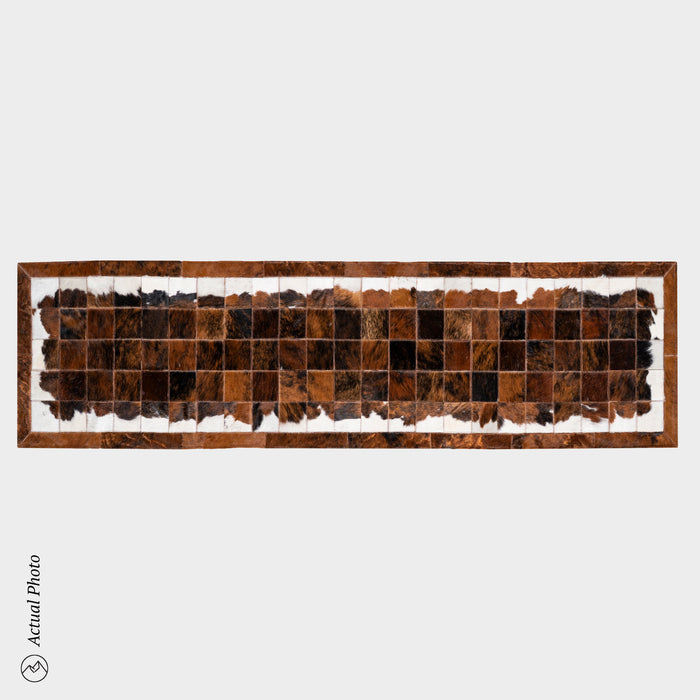 Runner Cowhide Rug Size 8 x 2 Feet R-56