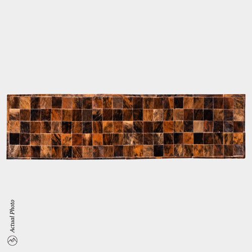 Runner Cowhide Rug Size 8 x 2 Feet R-61
