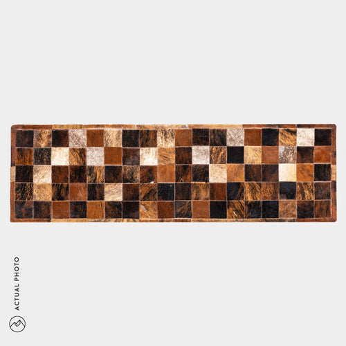 Runner Cowhide Rug Size 6 x 2 Feet R-81