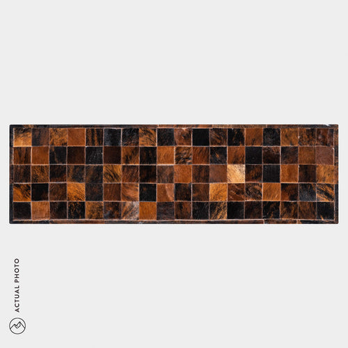 Runner Cowhide Rug Size 6 x 2 Feet R-82
