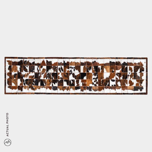 Runner Cowhide Rug Size 8 x 2 Feet R-89