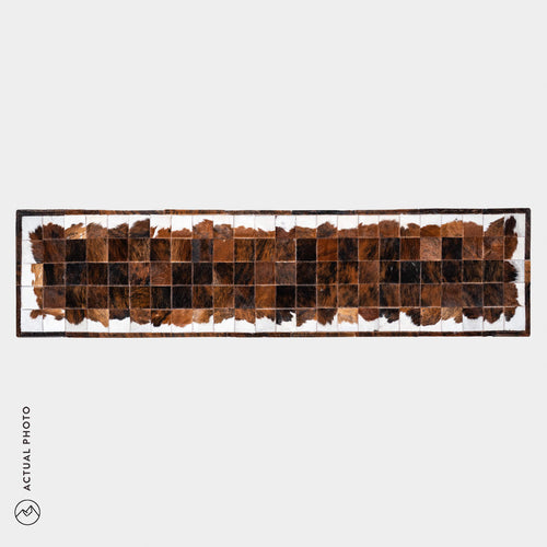 Runner Cowhide Rug Size 8 x 2 Feet R-90